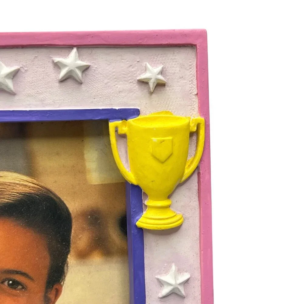 Russ All Star Sculptstone Resin Picture Frame 3.5